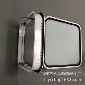 Fabricante Suministra Ventanas Rectangulares de Aleación de Aluminio, Escotillas para Barcos, Puertas y Ventanas Marinas al por Mayor - Product Image 1