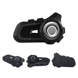 Helm interkom kecepatan tinggi, Headset interkom Bluetooth, helm gigi biru, kecepatan tinggi, pengurangan kebisingan, Radio FM jarak jauh, aksesori sepeda motor BT, 1000meter - Product Image 4