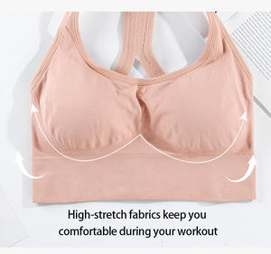 Wholesale Women Breathable Sports Bra Sexy <b>Mesh</b> <b>Top</b> Push up Gym Fitness Underwear Female Seamless Running Yoga Workout - Product Image 6