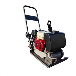 Compacteur à plaque vibrante de 95 kg avec moteur Briggs & Stratton de type 170 5,5 CV pour la construction, la construction de routes, la compactation des sols - Product Image 1