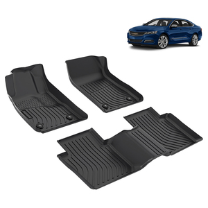 Tappetini <span class=keywords><strong>auto</strong></span> per tutte le stagioni set completi posteriori anteriori personalizzati tappetini per <span class=keywords><strong>auto</strong></span> tappetino bagagliaio per Chevrolet <span class=keywords><strong>Impala</strong></span> 2014-2020 tappeti <span class=keywords><strong>auto</strong></span> neri - Product Image 2