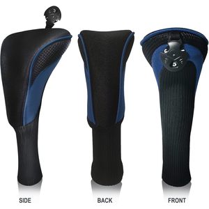 Ensemble de couvre-chefs de club de golf Premium 3 pièces couvre-chefs souples à fermeture magnétique en maille à long cou pour hybrides de conducteur de bois de parcours - Product Image 3