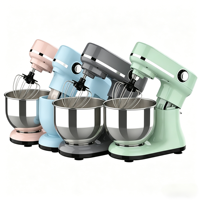 Robot culinaire électrique 1500W, 5L, pour usage domestique, boîtier en plastique sans BPA, avec mixeur et hachoir à viande en option