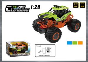 1:20 รถแรงเสียดทานสําหรับเด็กเพลงเด็กแรงเสียดทานของเล่นรถ<span class=keywords><strong>การ์ตูน</strong></span>รถบรรทุกไฟฟ้า Offroad ยานพาหนะมอนสเตอร์พร้อมแสง - Product Image 6