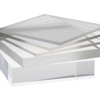 Panneau en acrylique coulé transparent, étanche, certifié ISO9001, pour la publicité, la découpe, le moulage, service de traitement inclus