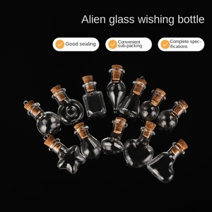 Bouteille à souhaits créative en verre faite à la main avec <span class=keywords><strong>bouchon</strong></span> à vis et liège en forme d'étoile bricolage pour la décoration d'hôtel B & B - Product Image 2