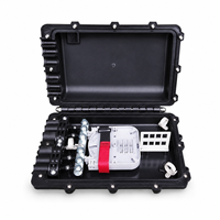 Boîtier de raccordement horizontal en fibre optique OEM ODM IP68 ABS à ports multiples pour projets FTTH de télécommunications en extérieur