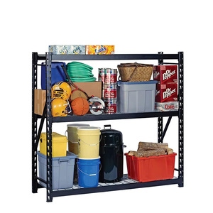 BLUEHILL Estante de almacenamiento de metal resistente de 4 niveles Estantería de garaje para uso industrial de almacén - Product Image 6