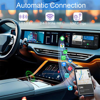 Adaptador inalámbrico Carplay pequeño Car Play Dongle Mini CarPlay Adaptador inalámbrico para iPhone IOS 11 + para OEM modelo de coche con cable 2018 +