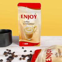 Achetez des sachets à fond plat personnalisés en gros, 100g 250g, pour café, avec fermeture thermoscellable et encoche de déchirement