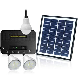 Système solaire domestique 4W qualifié, kit solaire avec 3 ampoules LED pour la famille - Product Image 1