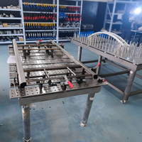Table de soudage flexible en acier nitrué YAHANDA D28 neuve avec kit d'accessoires complet pour équipement de précision, garantie 1 an