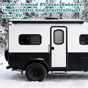 JDA, superventas, puerta americana de <span class=keywords><strong>caravana</strong></span>, puerta de coche modificada fija con persianas plisadas, <span class=keywords><strong>ventana</strong></span> acrílica - Product Image 6