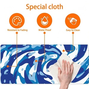Büyük sanat girdap Mouse pad klavyeler oyuncular sümen 900 XXL Strata sıvı 400 x klavye matı ped bilgisayar dizüstü Anime - Product Image 5