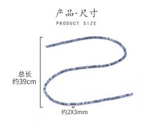 도매 2X3mm 원통형 페르시 청금석 장미 석영 청록색 소달라이트 흑요석 apacer 구슬 DIY 보석 액세서리 - Product Image 2