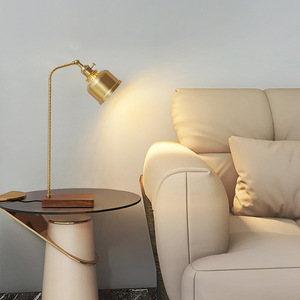 American Retro All-Copper Table <b>Lamp</b> Simple Creative Warm Classic for Living Room Bedroom Bedside <b>Study</b> Office Ceramic Body Oval - Product Image 6