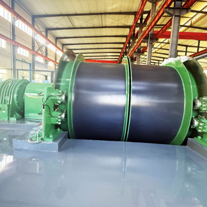 Argano Elettrico a Doppio Tamburo 45KN 4m/s 500m per Trasporto Persone in Miniera d'Oro - Product Image 2