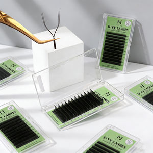 Cils en éventail pré-faits YY 3D 4D 5D en forme de W, extensions de cils, éventails faciles, en forme de U, trèfle, pointes fendues mates, plateaux de cils - Product Image 3