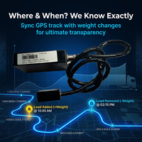 Moniteur de charge d'essieu sans fil avec capteur de pesage pour camions lourds et suivi GPS