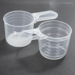 Nhựa đo <span class=keywords><strong>cup</strong></span> đo xi lanh thực phẩm y tế BPA free nhựa Dây đeo xử lý đo <span class=keywords><strong>cup</strong></span> 70ml - Product Image 3