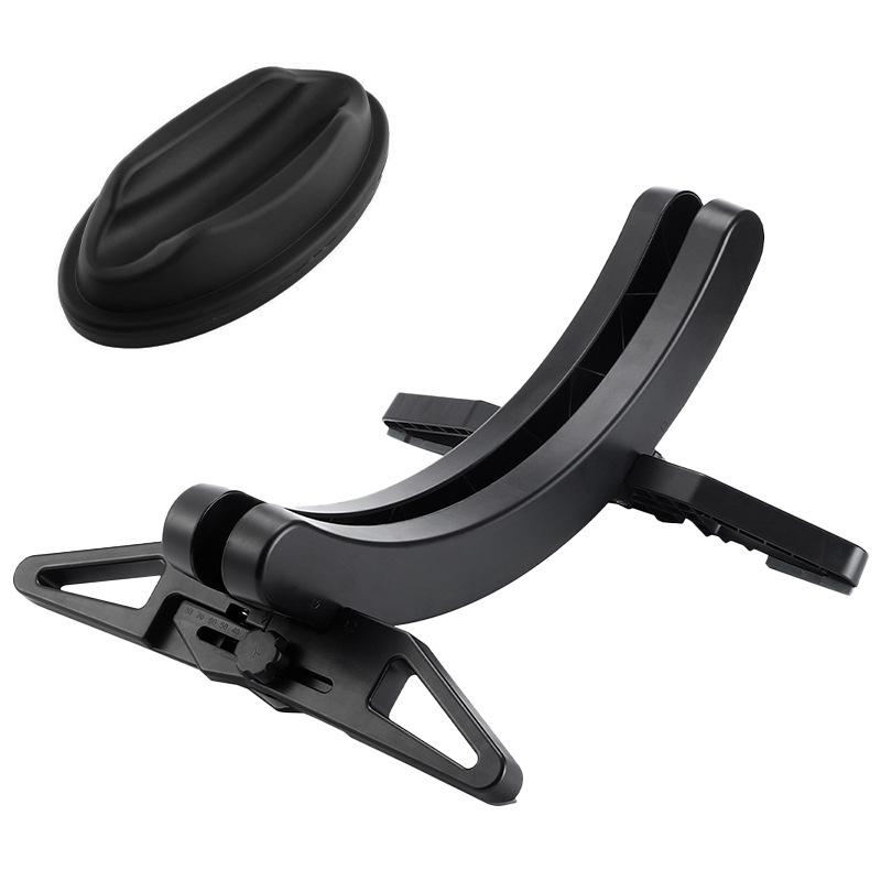 Coin arrondi type A - noir + patin de roue avant