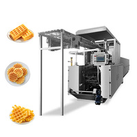 Ligne de production de gaufres entières automatique en acier SUS304 de qualité alimentaire pour le mélange et le moulage de la pâte