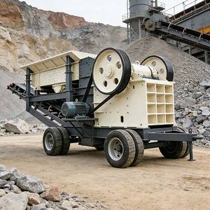 Concasseur à mâchoires mobile sur roues de 100 tonnes personnalisé, machine de concassage de gravier mobile, prix de l'installation de concassage de pierres pour l'exploitation minière - Product Image 5