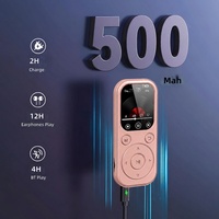 Lecteur de musique MP3/WAV (modèle exclusif) MP3-01D avec écran HD de 2 pouces pour une autonomie de 10 à 15 heures (Bluetooth 5.2) - Walkman portable