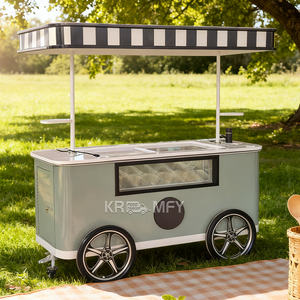 Remorque de restauration magnifique 2025, camion de nourriture vintage, chariot à glaces, bar mobile, camion pour événements, pas cher - Product Image 2