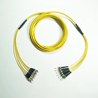 Câble de descente en fibre optique blindé en spirale 6CORE G657A1, cordon de raccordement SC APC/UPC, longueur 10m/20m/30m/50m/100m/250m, FTTH