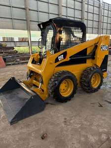 รถตักล้อยางมือสอง Caterpillar 246D MINI พร้อมมอเตอร์ Kawasaki แบริ่งคุณภาพสูง เครื่องยนต์ดีเซล Cummins ได้รับการรับรองมาตรฐาน CE ชั่วโมงการทำงานต่ำ - Product Image 4