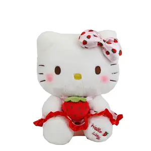 großhandel weiche Hello Kawaii Kitty Sanrio Plüschtiere niedliche KT Katzenkissen plüschtiere und Plüschpuppe für kinder