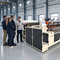Machine à découper et à rembobiner les rouleaux de papier toilette, idéale pour la fabrication de serviettes et de mouchoirs