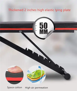 Banc de musculation réglable Banc d'entraînement pliable pour la salle de sport à domicile, banc d'inclinaison polyvalent pour l'entraînement en force - Product Image 5