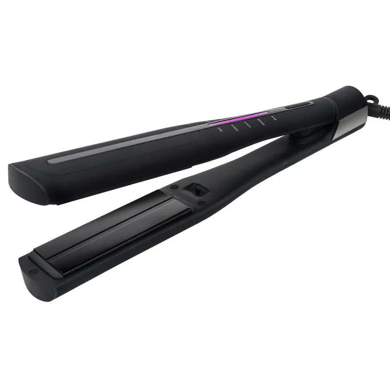 Professional Negative Ion Hair Straightener Salon Hair Styling Rapid Heating 4 Levels Temperature Adjustment Portable Flat Iron