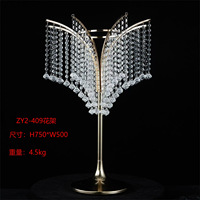 Haute qualité nouveau mariage cristal fleur support Table fleur support pour scène et pièce maîtresse décoration