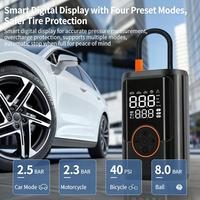 Mini compresseur d'air électrique portable pour pneus de voiture 150psi 3600mAh Pompe gonflable sans fil Gonfleur de pneus numérique