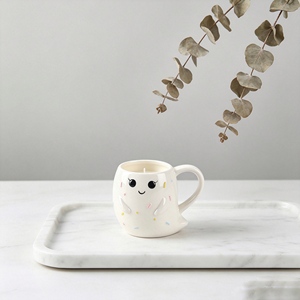 Porte-<span class=keywords><strong>bougie</strong></span> en céramique Père Noël avec motif chapeau rouge et <span class=keywords><strong>houx</strong></span>, <span class=keywords><strong>bougie</strong></span> parfumée de Noël pour la maison et les fêtes - Product Image 3
