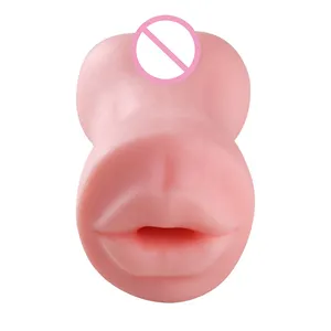 Cangkir masturbasi Manual Vagina buatan produk dewasa mainan seks silikon dewasa pria dewasa Vagina palsu