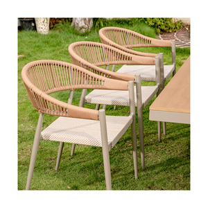 <b>Stackable</b> Modern Metal Handmade <b>Dining</b> <b>Chairs</b>-Waterproof for Outdoor Restaurant Hotel & School Use - Product Image 2
