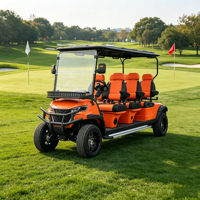 Voiturette de golf électrique Rainbow Super-Torque 4 places, système lithium 72V, moteur AC 7kW, buggy haute performance surélevé pour terrains en pente