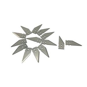 Tùy chỉnh bền độ chính xác cao độ cứng cao Vonfram cacbua lưỡi dao <span class=keywords><strong>2</strong></span> lỗ yg6/yg8 hợp kim Nhà máy cung cấp trực tiếp - Product Image 5