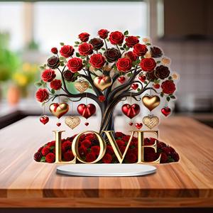 Ornements décoratifs créatifs en acrylique LOVE adaptés au salon <span class=keywords><strong>chambre</strong></span> décoration cadeaux ornements de décoration de maison bon marché - Product Image 2