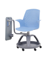 Chaises de mobilier scolaire Bureaux et chaises à nœuds mobiles Chaise de formation d'étude réglable en hauteur à 360 degrés