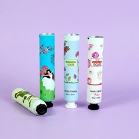 Tubes d'emballage pour crème pour les mains en aluminium-plastique avec bouchon à vis, tubes cosmétiques vides à presser, 12 ml/200 ml, impression UV personnalisée, 12,7-35 mm