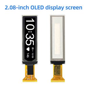 Display OLED Monocromatico (Bianco) da 2,08 Pollici 256x64 Modulo con Interfaccia I2C SPI a 4 Fili 24 Pin Tipo SSD1362 PMOLED -40C~+70C - Product Image 2
