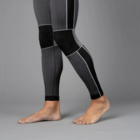 Ensemble thermique sans couture pour homme, haut et bas, très fonctionnel, chaud, pour le ski, couche de base, confortable, s'adapte comme une seconde peau