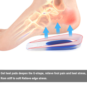 Kể từ khi Gel gót chân đệm Pads spurs Pain Relief plantar Fasciitis tự dính Silicone pu gel gót chân Cup cho plantar Fasciitis - Product Image 5