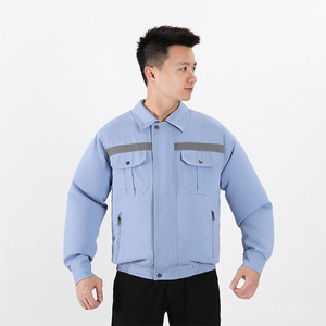 เสื้อแจ็คเก็ตมีพัดลมระบายความร้อน รุ่นซัมเมอร์คูล มัสต์ฮาฟ ดีไซน์แถบสะท้อนแสงด้านหน้าและด้านหลัง พร้อมช่องใส่ของหลายช่อง AAMJ1 - Product Image 5