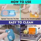 Tappetino per cani in Silicone personalizzato e all'ingrosso della fabbrica, amico e cane per mantenere <span class=keywords><strong>il</strong></span> cane comodo e divertente nel cucciolo del tempo del bagno - Product Image 5